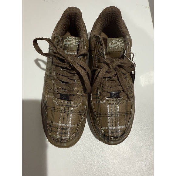 Nike‎ Air Force 1 Low Plaid Brand Brown NEW RARE Sz 7 main image 8
